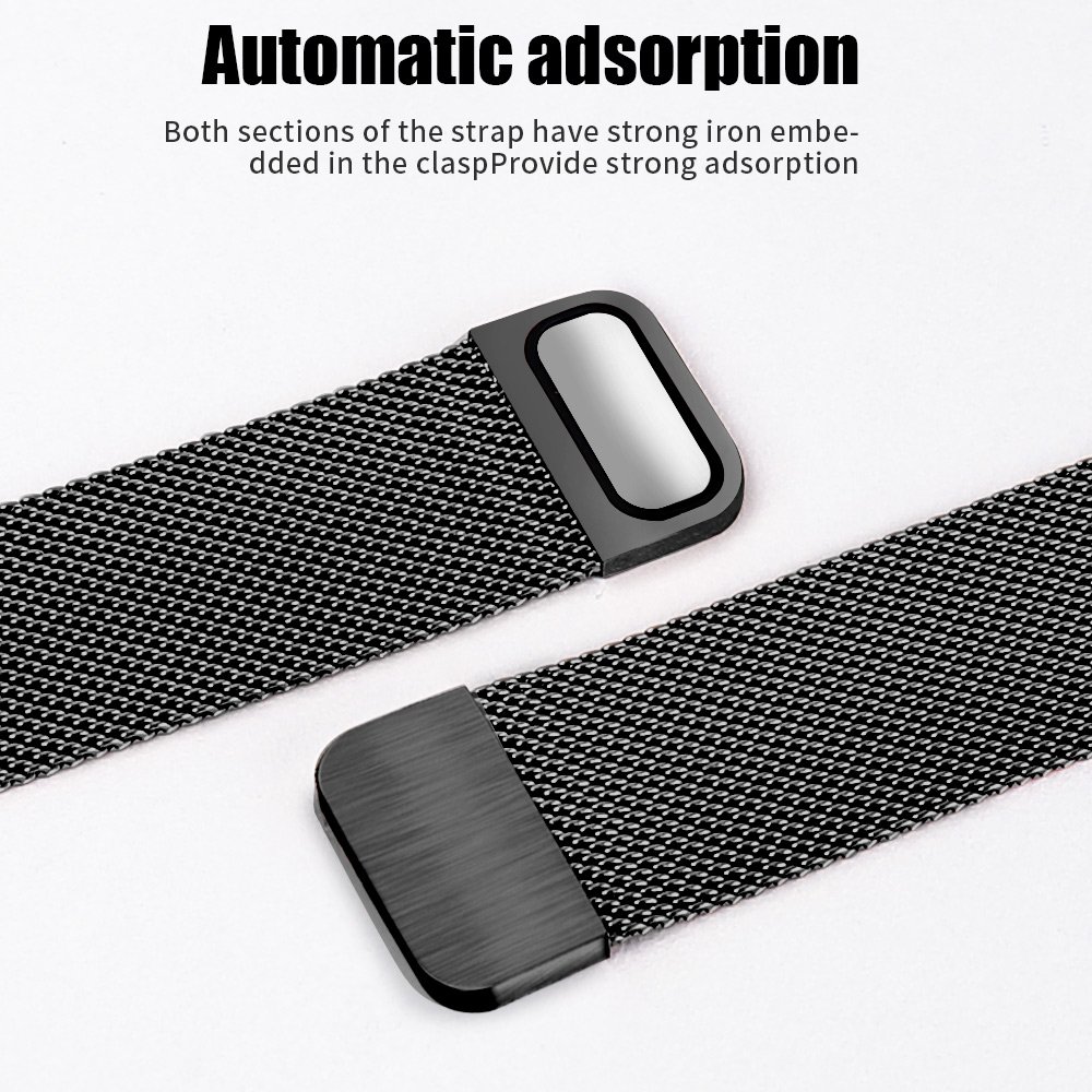 Stainless Steel Milanese Strap For Apple Watch 6 Se Band 44mm 40mm 42mm 38mm Smartwatch iWatch Series 345 Bracelet Magnetic Loop 4 Stainless Steel Milanese Strap For Apple Watch 6 Se Band 44mm 40mm 42mm 38mm Smartwatch iWatch Series 345 Bracelet Magnetic Loop 4