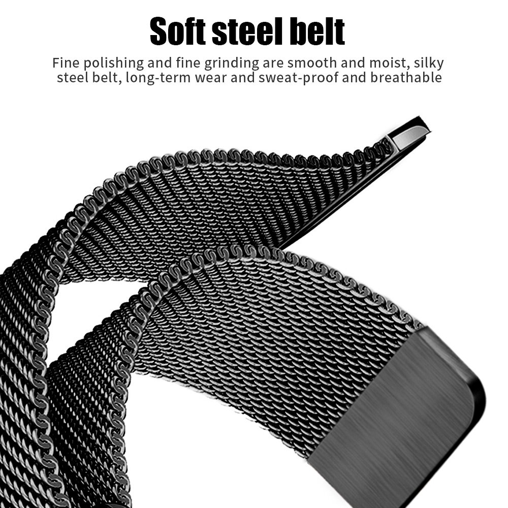 Stainless Steel Milanese Strap For Apple Watch 6 Se Band 44mm 40mm 42mm 38mm Smartwatch iWatch Series 345 Bracelet Magnetic Loop 5 Stainless Steel Milanese Strap For Apple Watch 6 Se Band 44mm 40mm 42mm 38mm Smartwatch iWatch Series 345 Bracelet Magnetic Loop 5