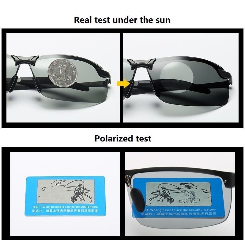 Photochromic Sunglasses Men Polarized Driving Chameleon Glasses Male Change Color Sun Glasses Day Night Vision Driver's Eyewear 3 Photochromic Sunglasses Men Polarized Driving Chameleon Glasses Male Change Color Sun Glasses Day Night Vision Driver's Eyewear 3