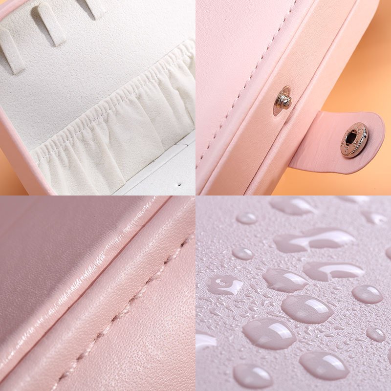 2022 Portable Jewelry Box Jewelry Organizer Display Travel Jewelry Case Boxes Button Leather Storage Zipper Jewelers Joyero 5 2022 Portable Jewelry Box Jewelry Organizer Display Travel Jewelry Case Boxes Button Leather Storage Zipper Jewelers Joyero 5