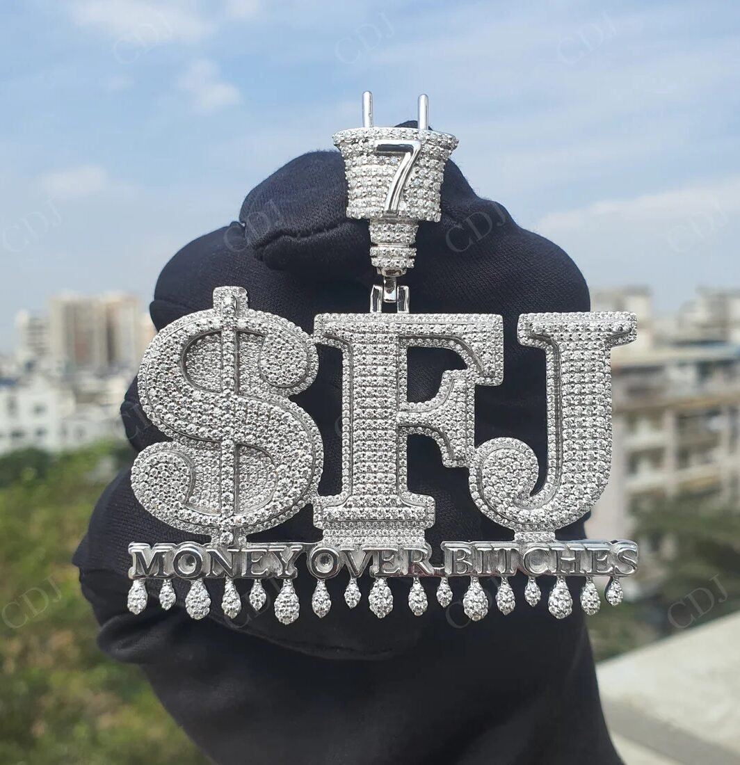 Moissanite Studded Iced Out Jewelry.